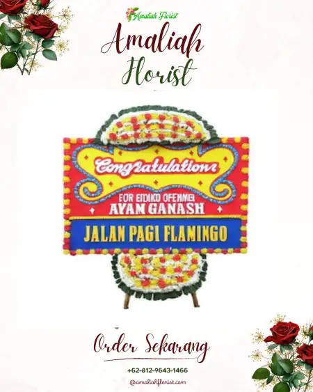 Sewa Papan Bunga Lecari
